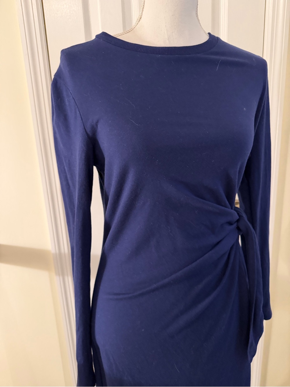 Anthropologie Daily Practice Tie Breaker Long Sleeve Dress - Picture 4 of 9
